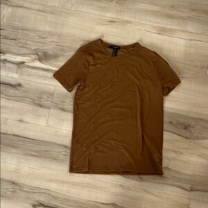 Forever 21 Tan Short Sleeve Tee